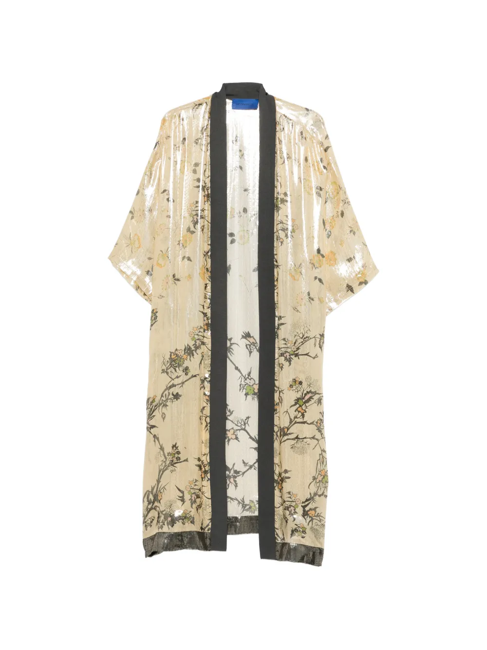 Mes Demoiselles floral print cape - Oro