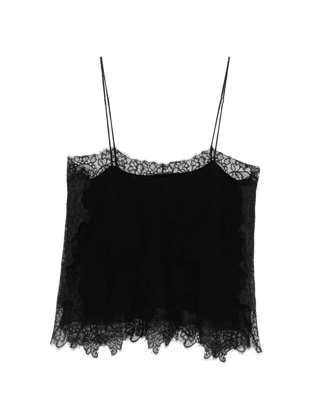 Mes Demoiselles Aeris top met kant Zwart