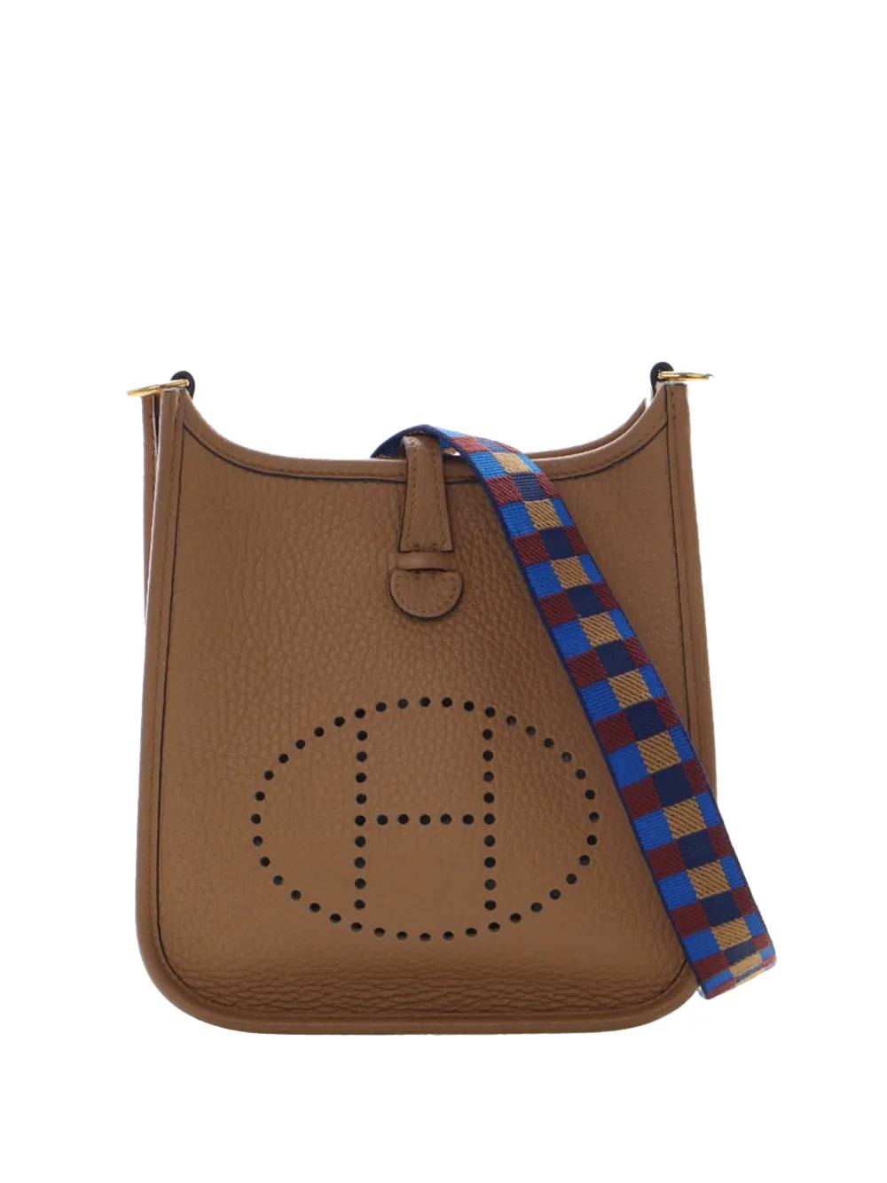 Hermès Pre-Owned 2022 Clemence Evelyne TPM 16 crossbody bag - Marrone