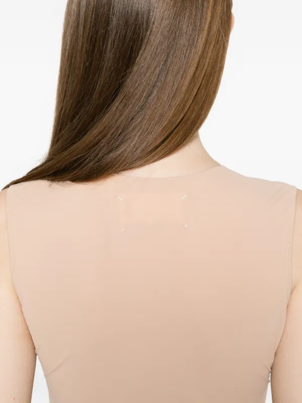 Maison Margiela ノースリーブ ボディスーツ | ニュートラル | FARFETCH JP