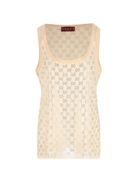 Gucci GG-pattern tank top
