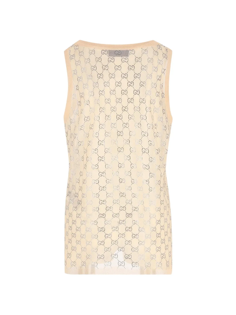  Gucci Gg-pattern Tank Top - Pink 