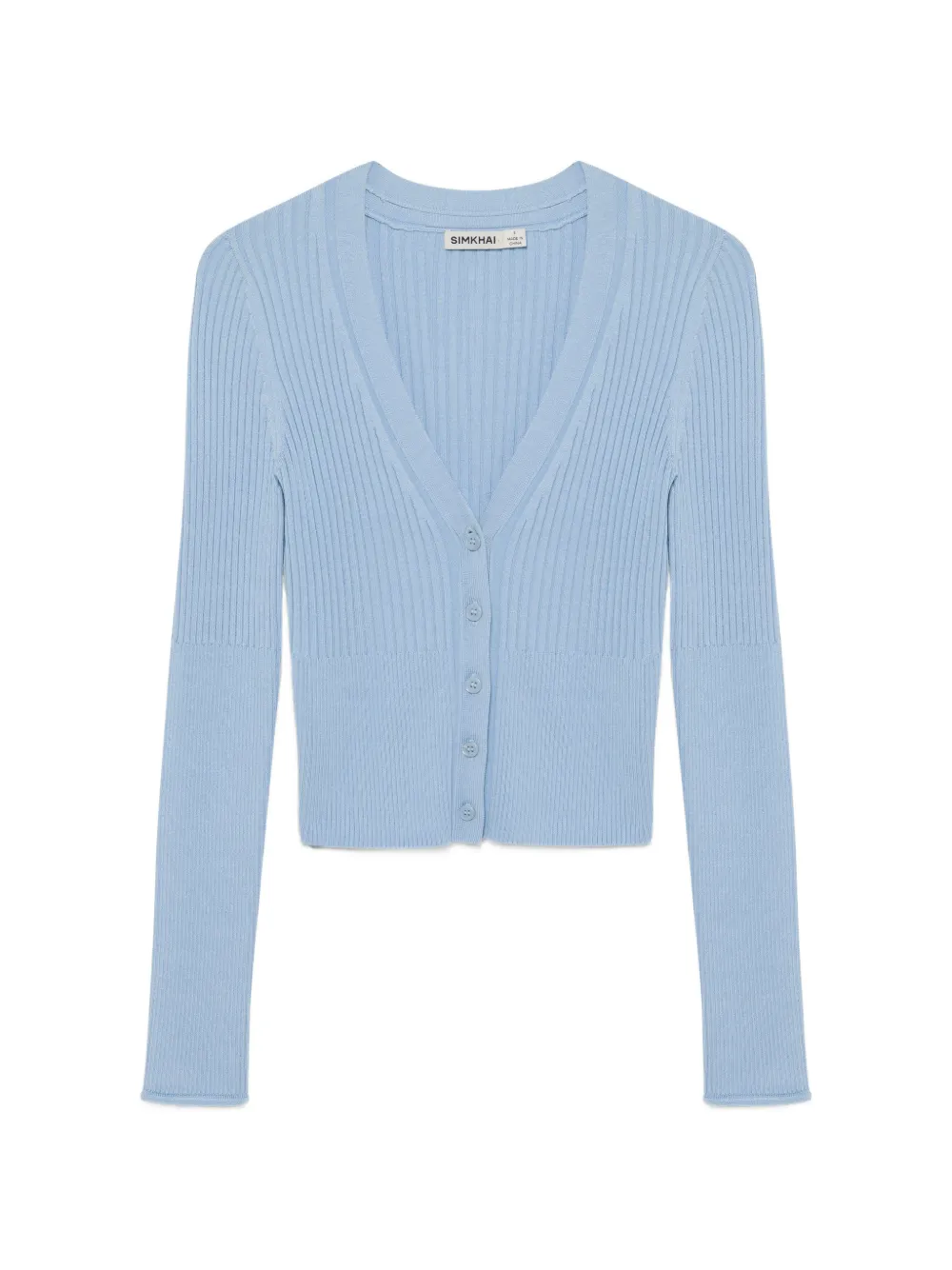 Simkhai Ailany ribbed cardigan - Blu