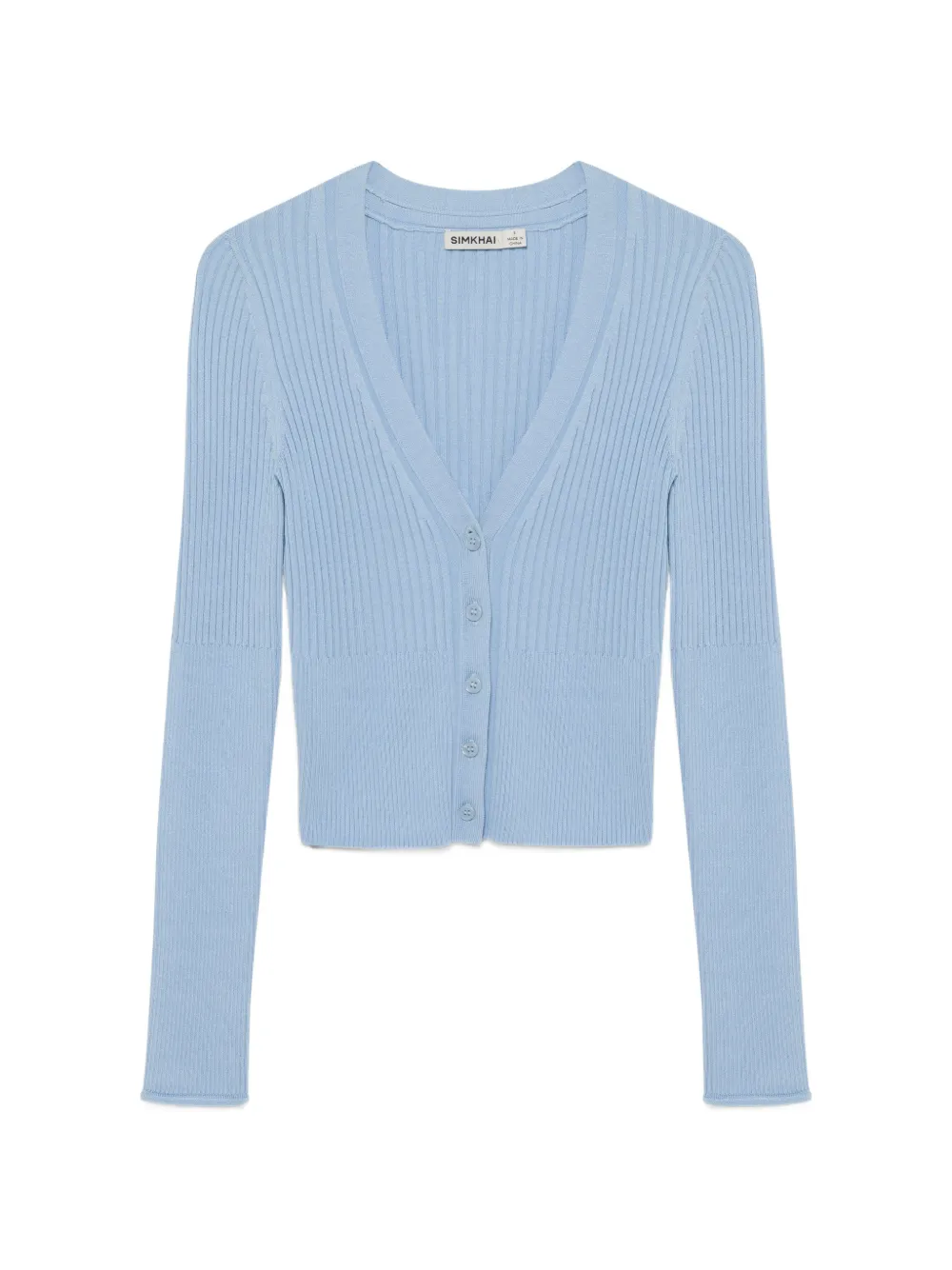Simkhai Ailany ribbed cardigan - Blu