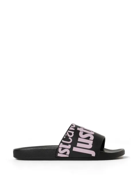 Just Cavalli flip flops con logo en relieve