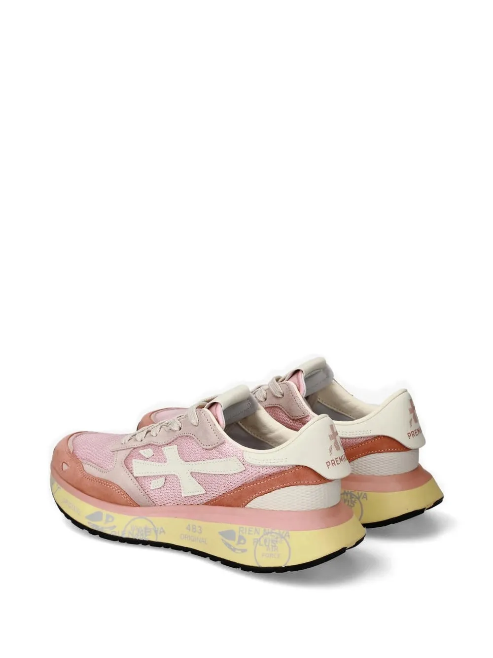 Premiata Lauryn 8179 leather sneakers Roze