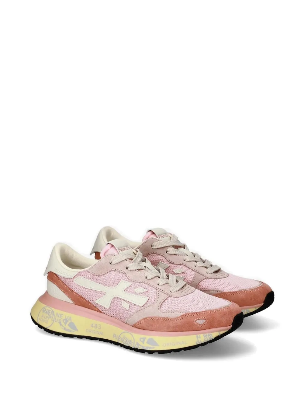 Premiata Lauryn 8179 leather sneakers Roze