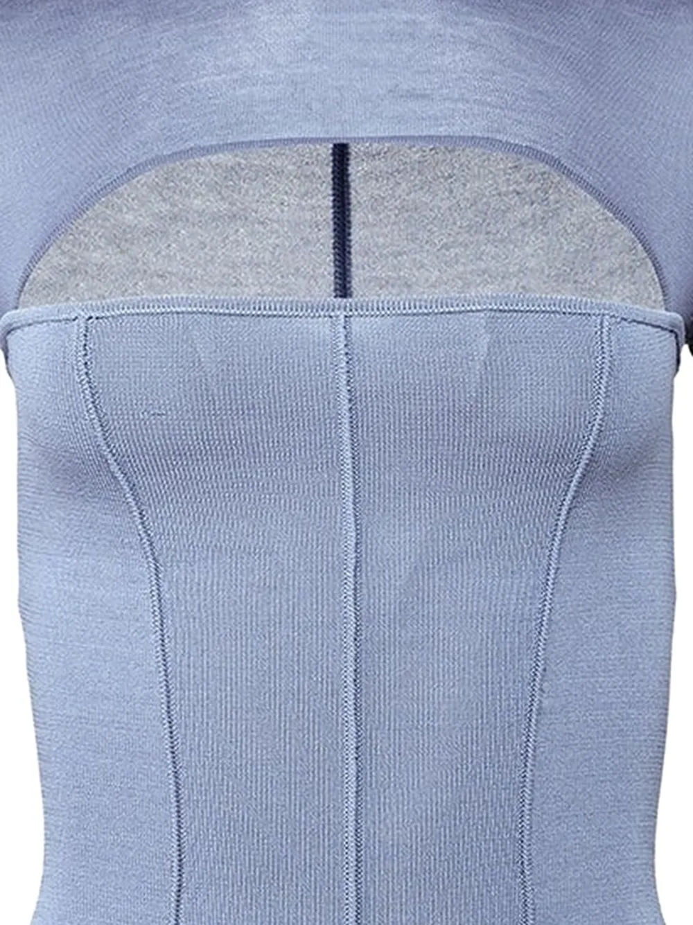 Fleur Du Mal Kate body met uitgesneden details Blauw