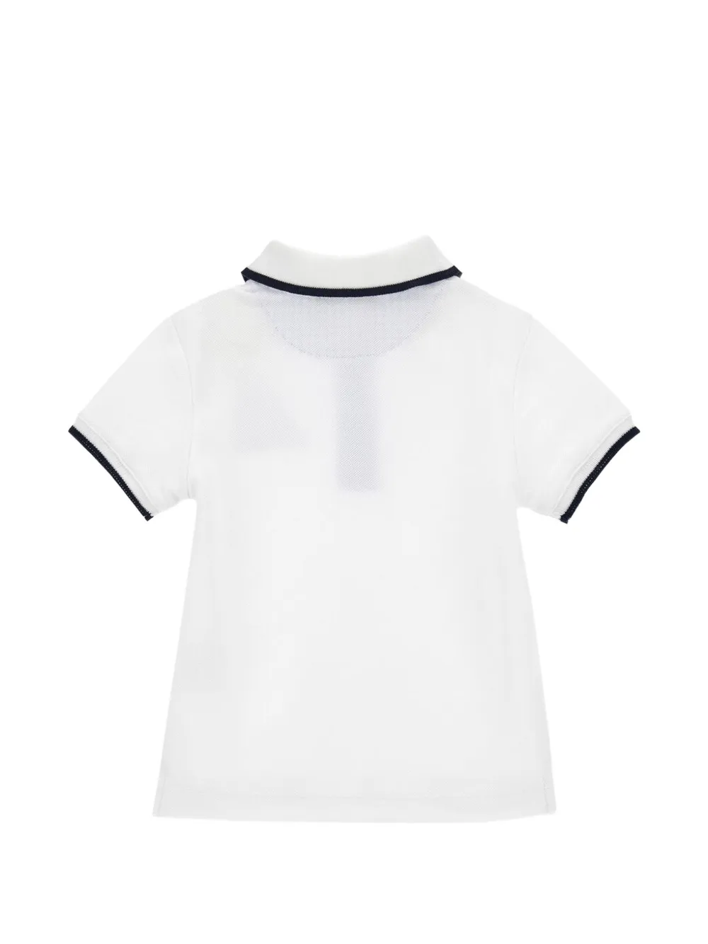 Monnalisa Poloshirt met zak en knopen Wit