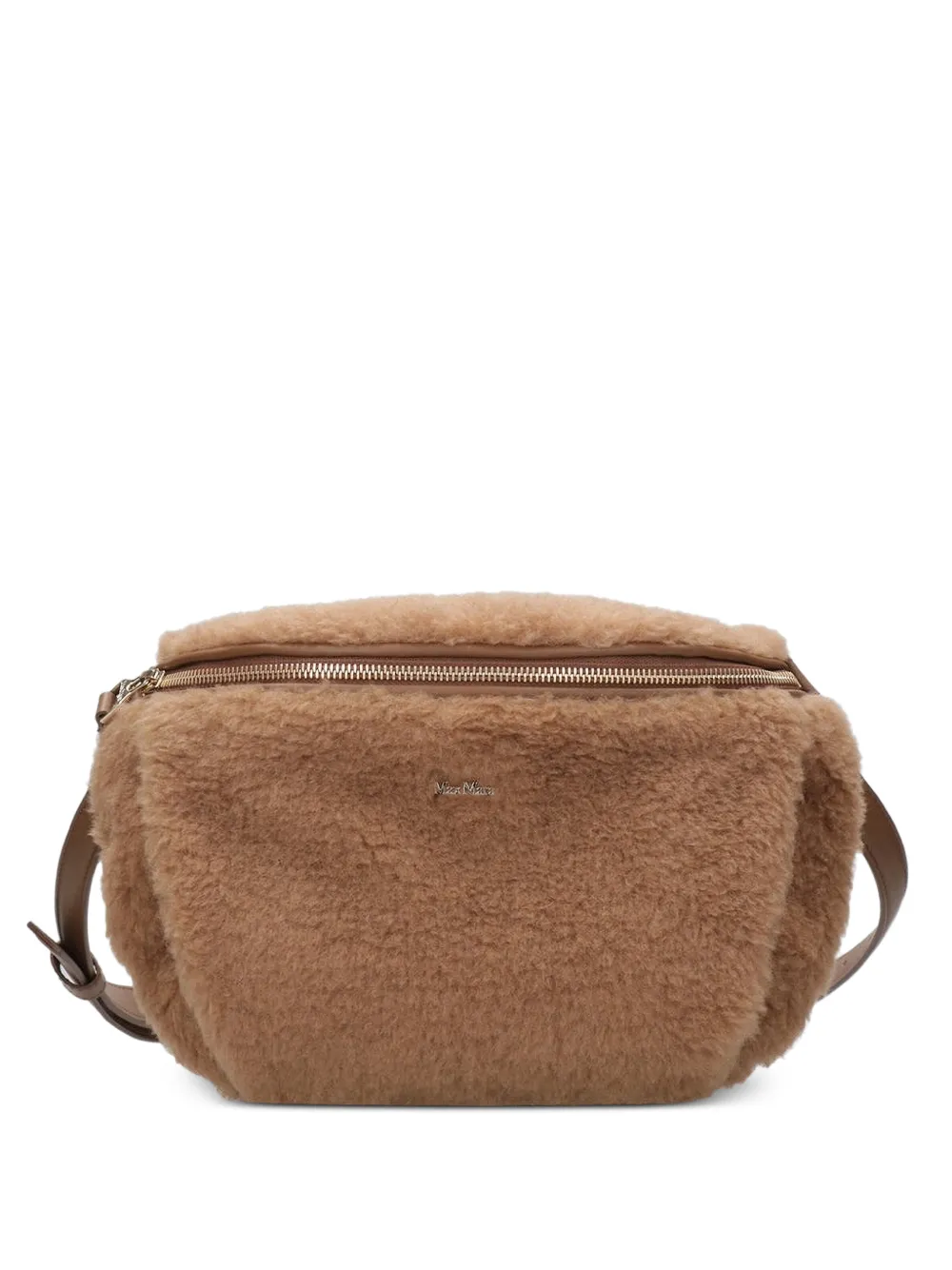 Max Mara Gürteltasche mit Reißverschluss - Braun