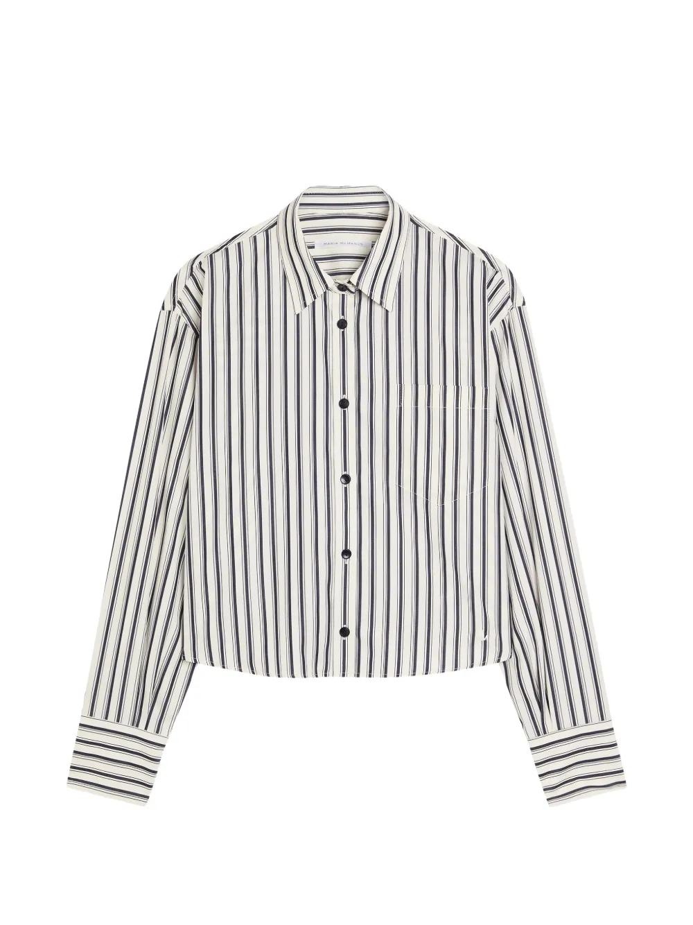 Maria McManus striped buttoned shirt - Weiß