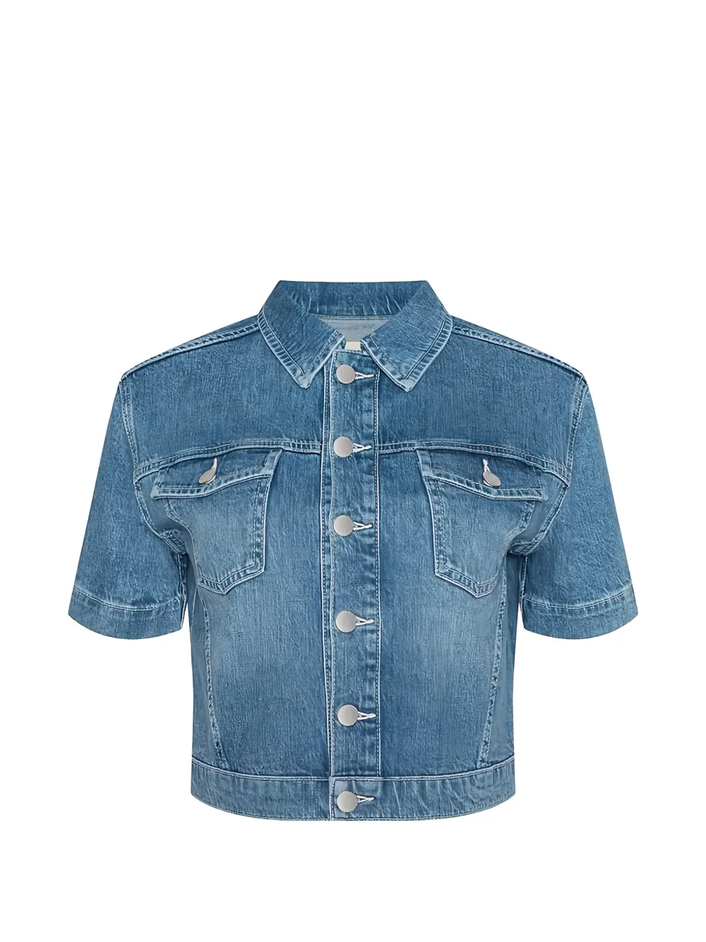 L'Agence Kirstie short-sleeve shirt - Blu