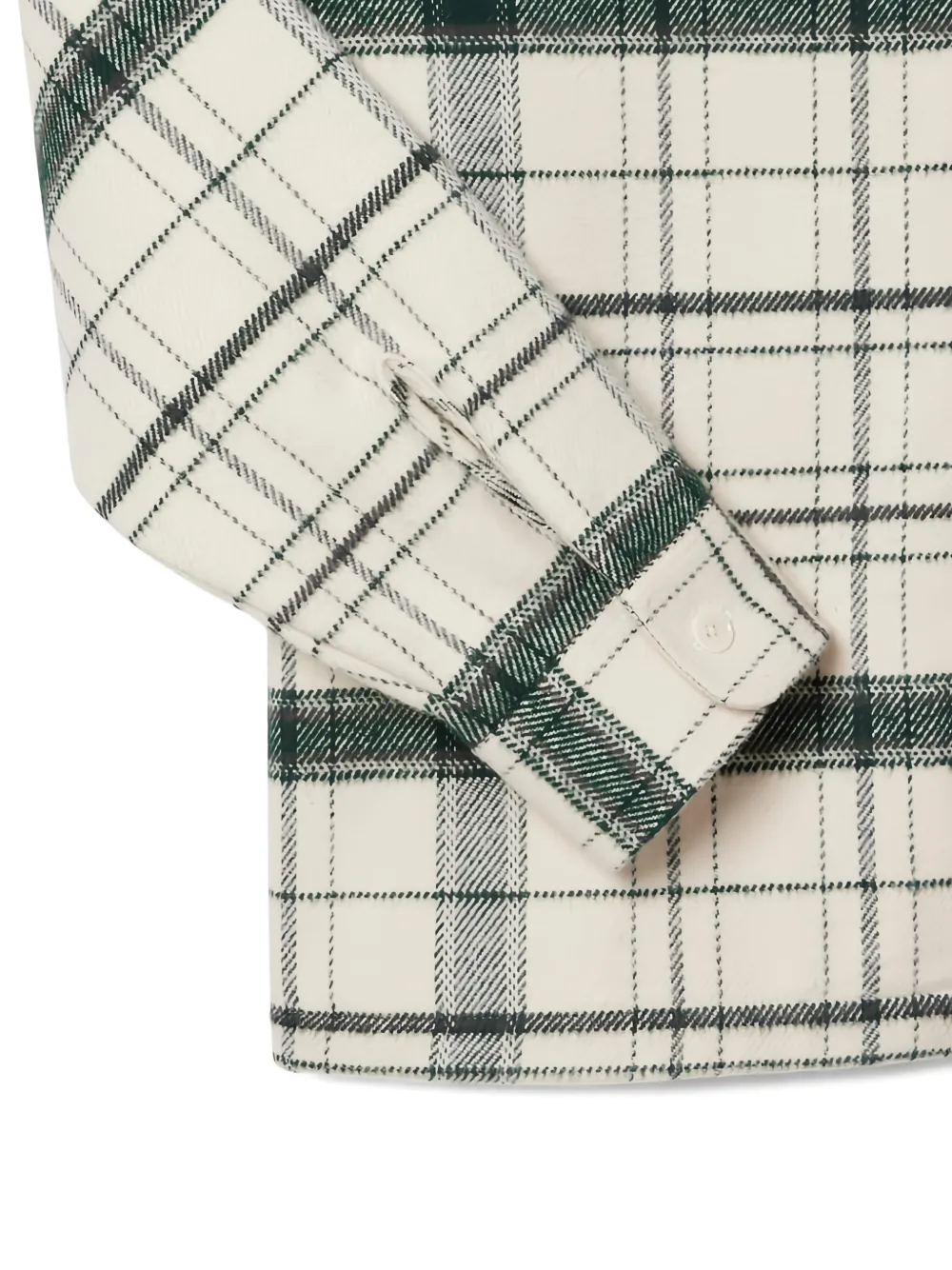  Lacoste Checked Flannel Shirt - White 