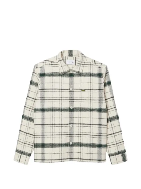 Lacoste checked flannel shirt