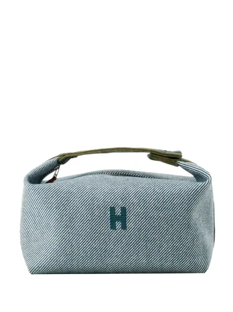 Hermès Pre-Owned 2020-2025 Large Wool Bride A Brac H Natte Case vanity bag