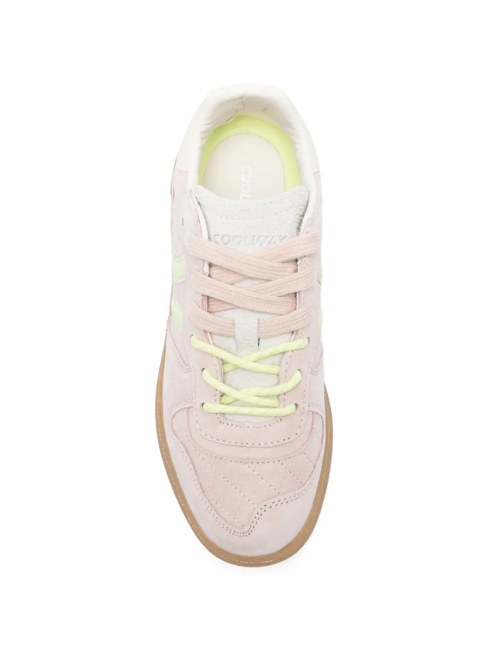 COOLWAY Goal suède sneakers Roze