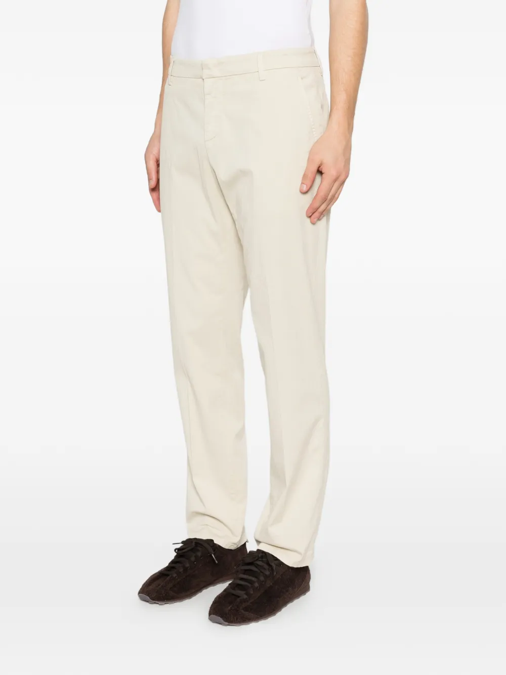 Dondup Flat-front Trousers - Neutrals 