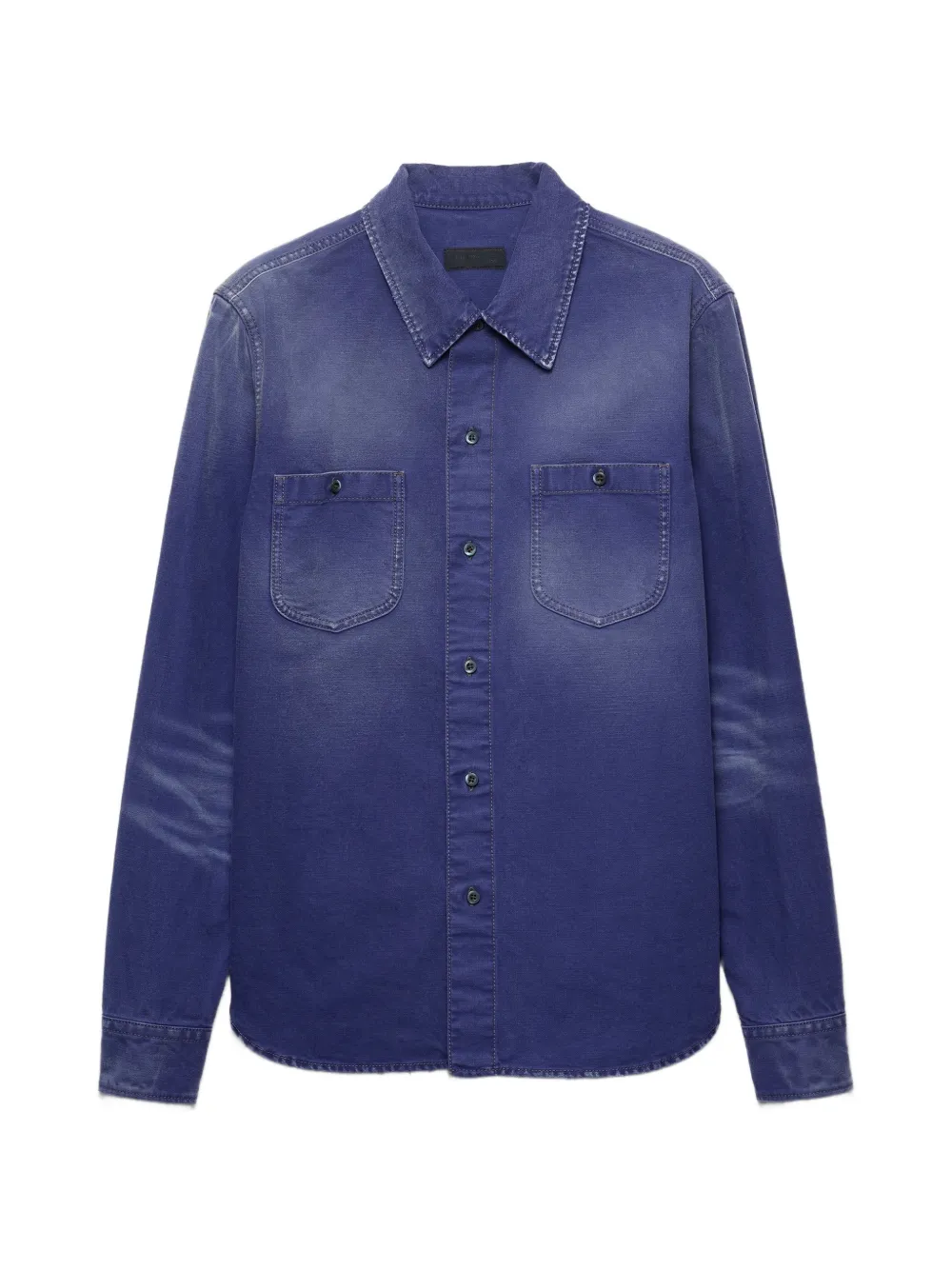 Prada cotton twill shirt - Blu