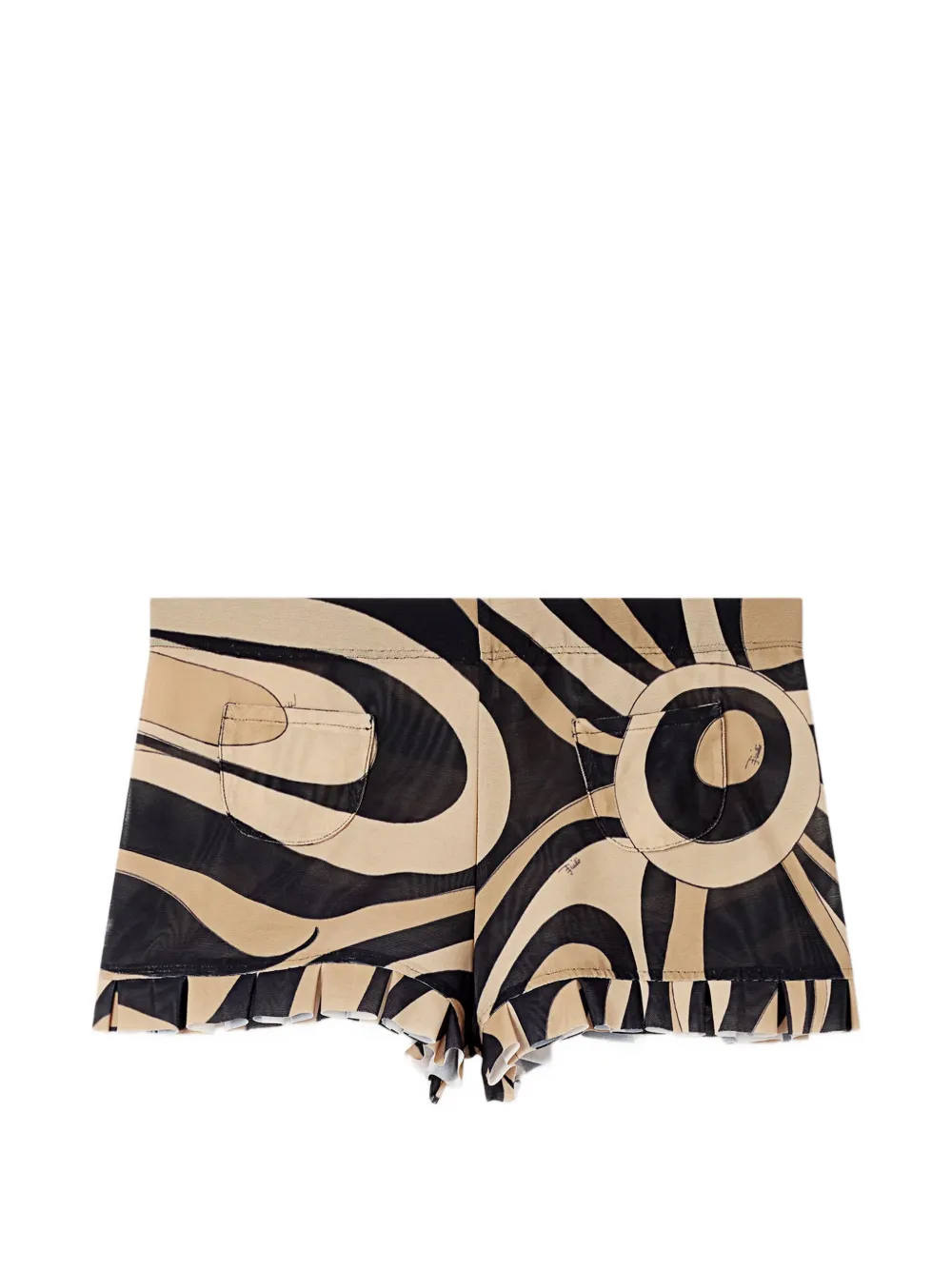 PUCCI Marmo-print shorts - Nude