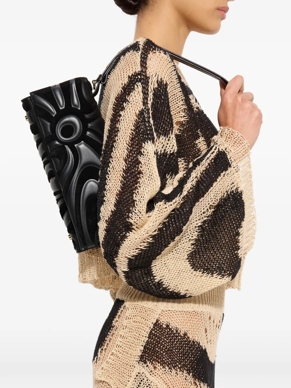  Pucci Marmo Shoulder Bag - Black 