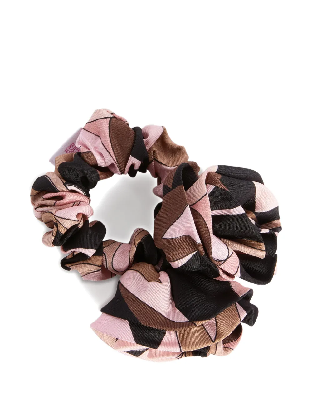 PUCCI silk hair tie with rose detail - Rosa
