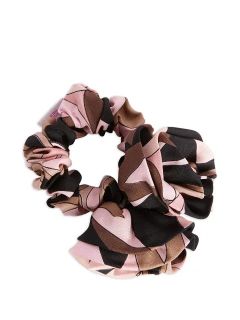 PUCCI silk hair tie with rose detail