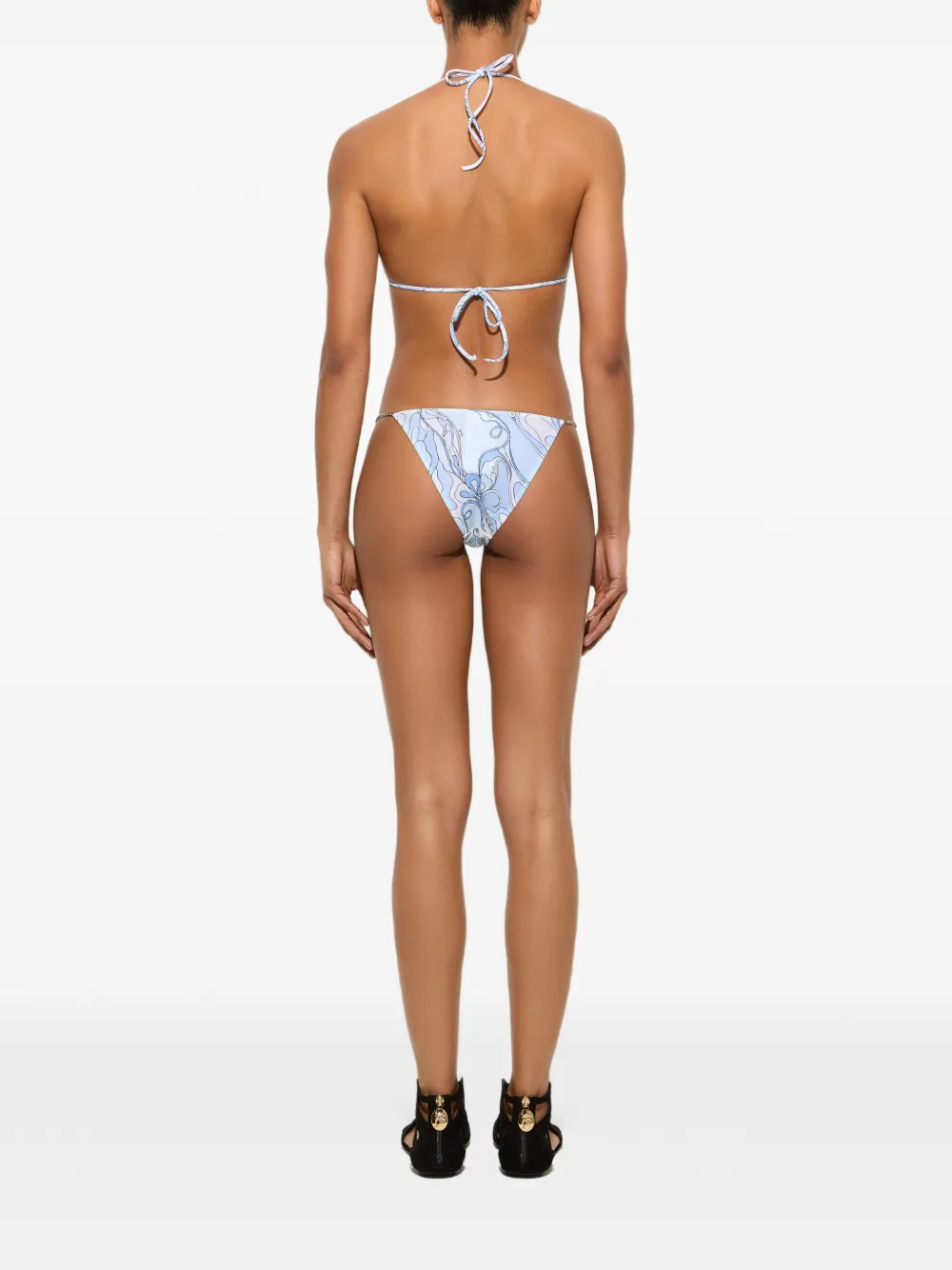 PUCCI Bikinislip met Orchidee-print Blauw