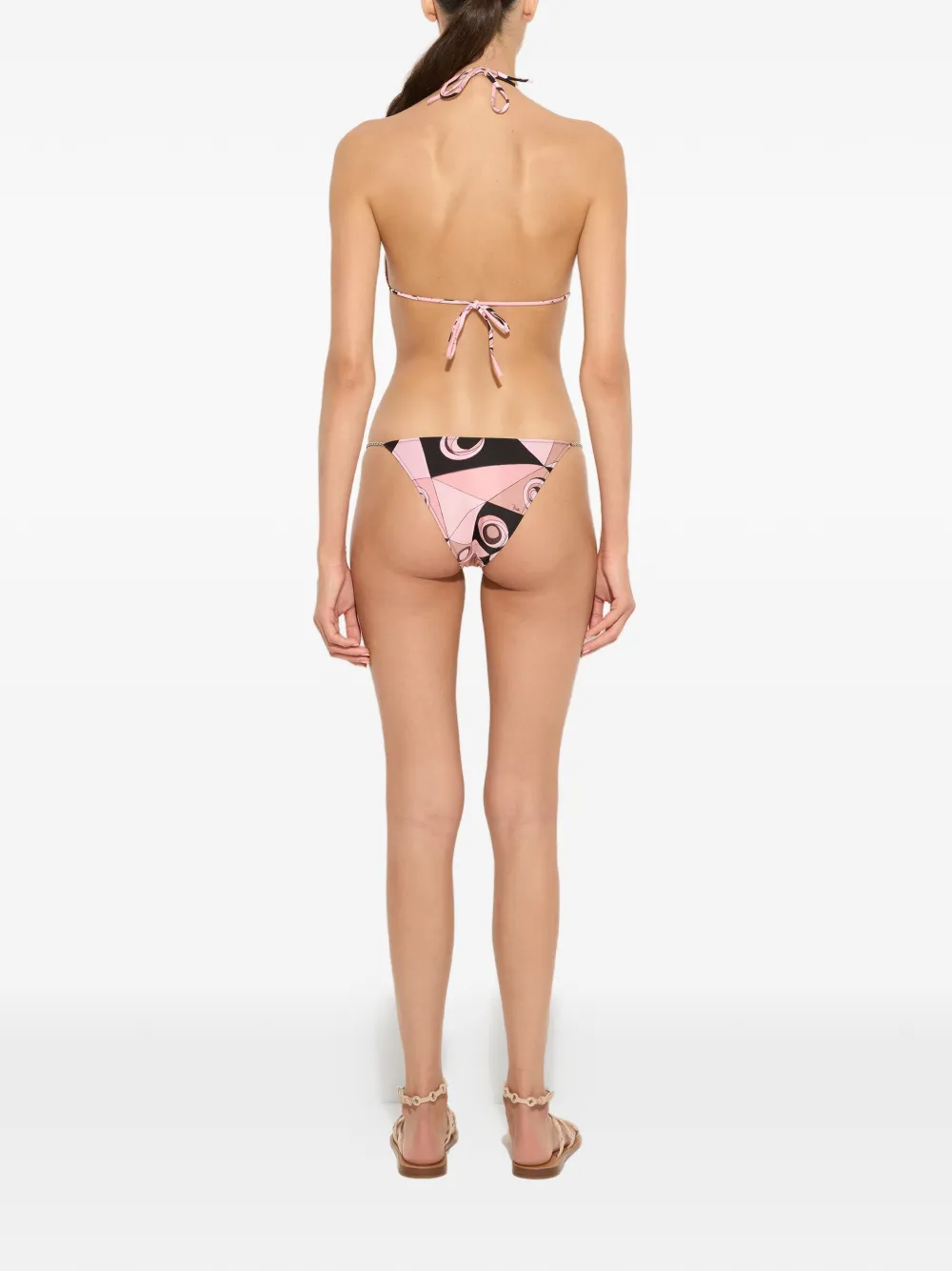 PUCCI Bikinislip met kettingprint Roze