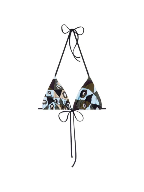 PUCCI top de bikini con estampado Occhi