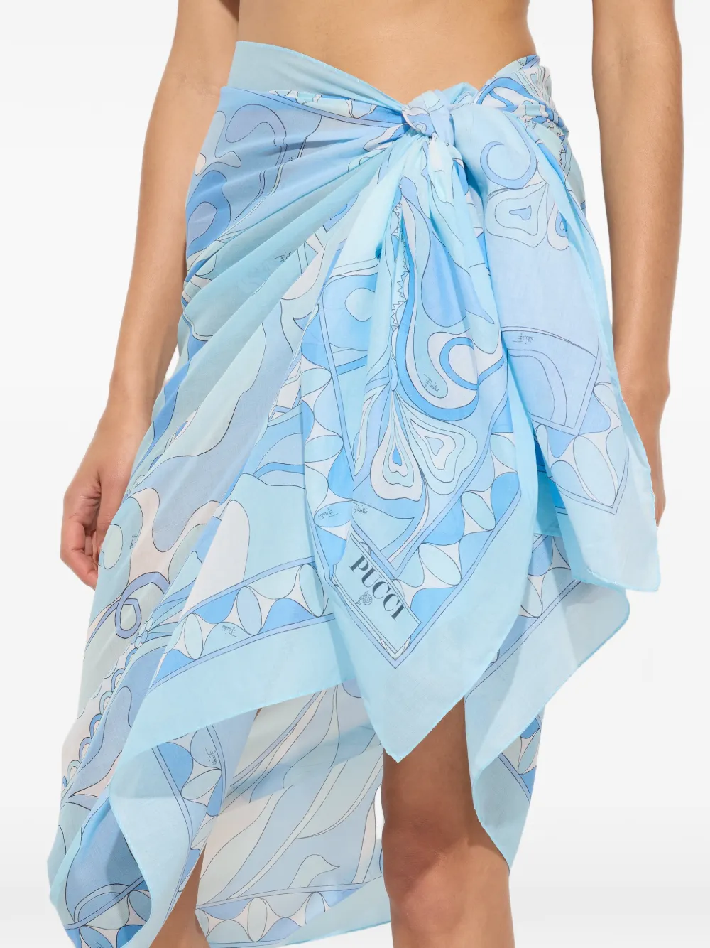 Orchidee-print sarong