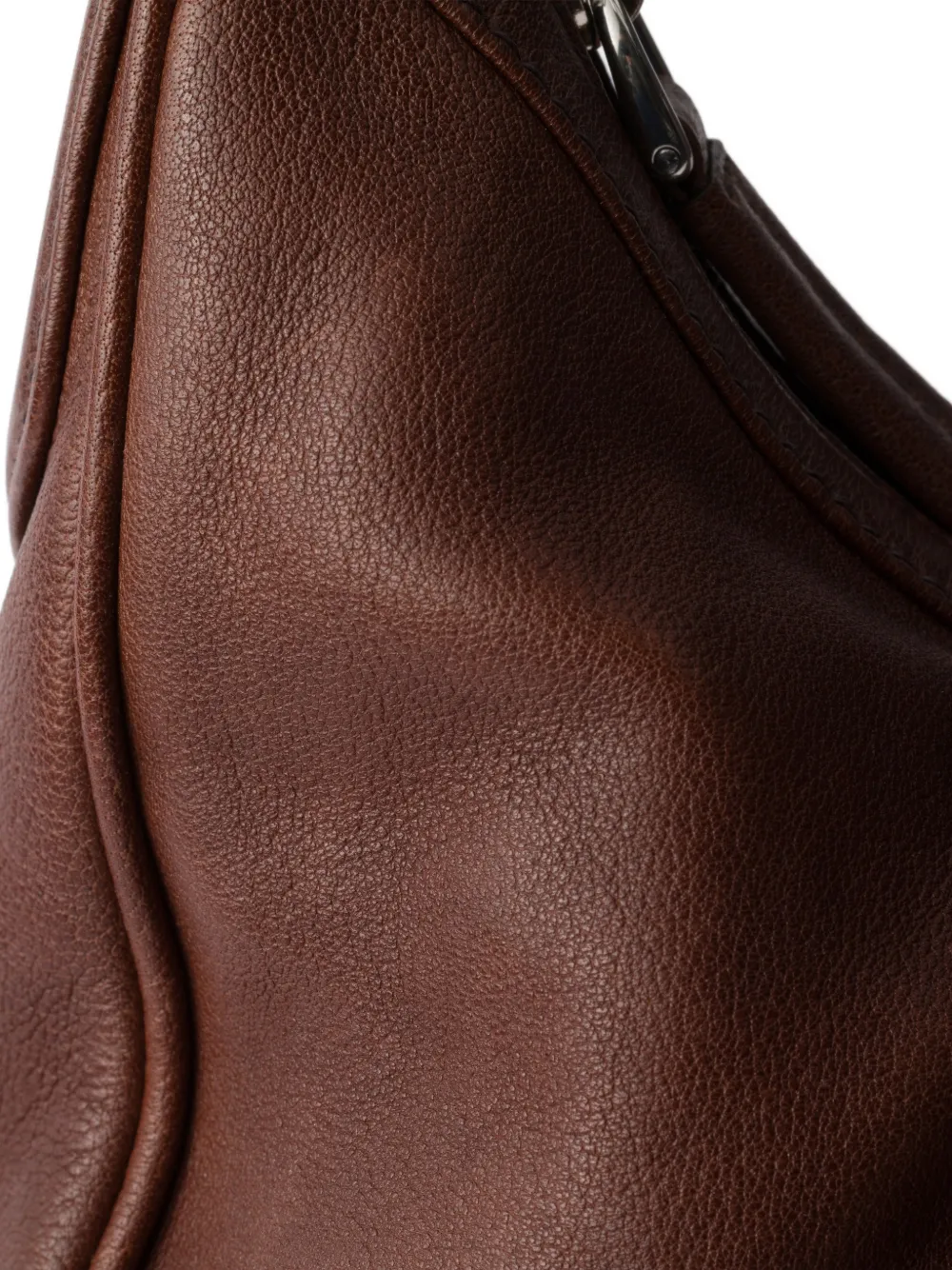 Prada Medium leren tas Bruin