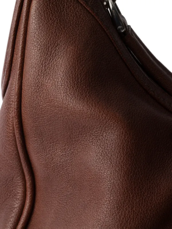 Prada ウォッシュドレザーバッグ M | ブラウン | FARFETCH JP