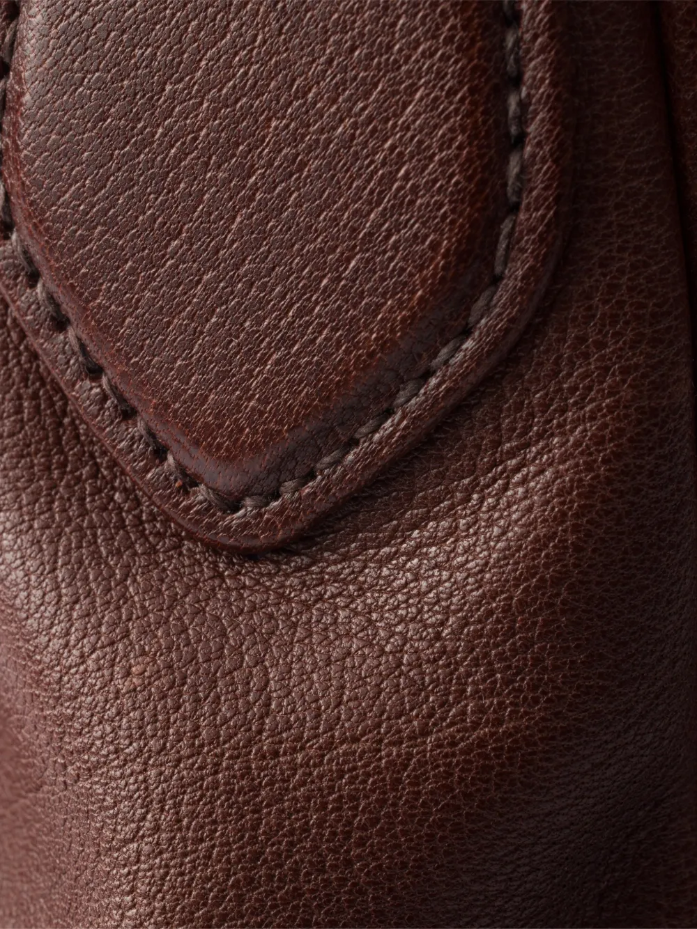 Prada Medium leren tas Bruin