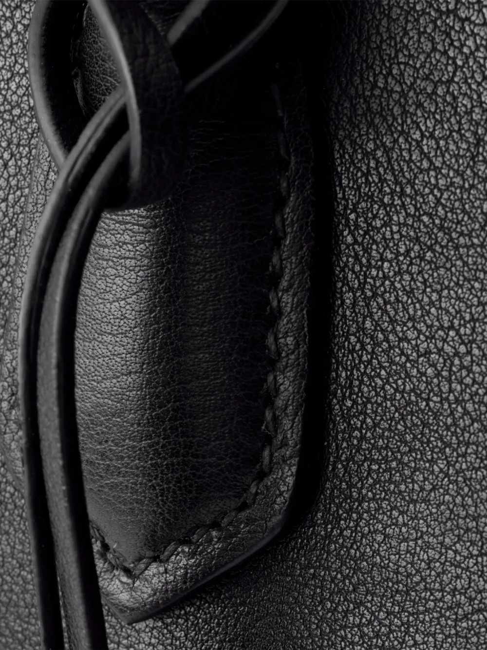 Prada Leren shopper Zwart