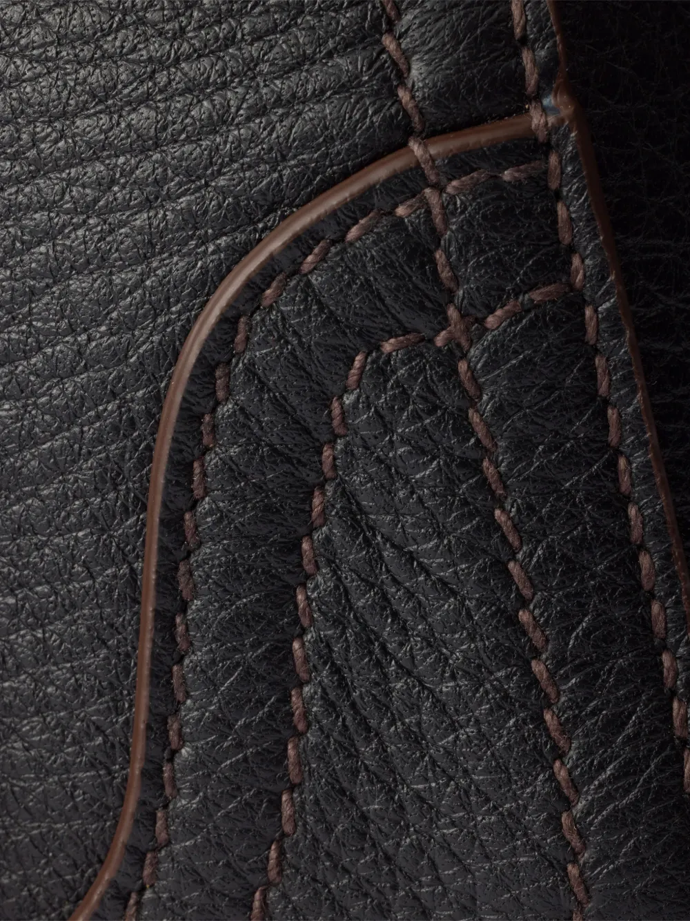 Prada Leren shopper Zwart