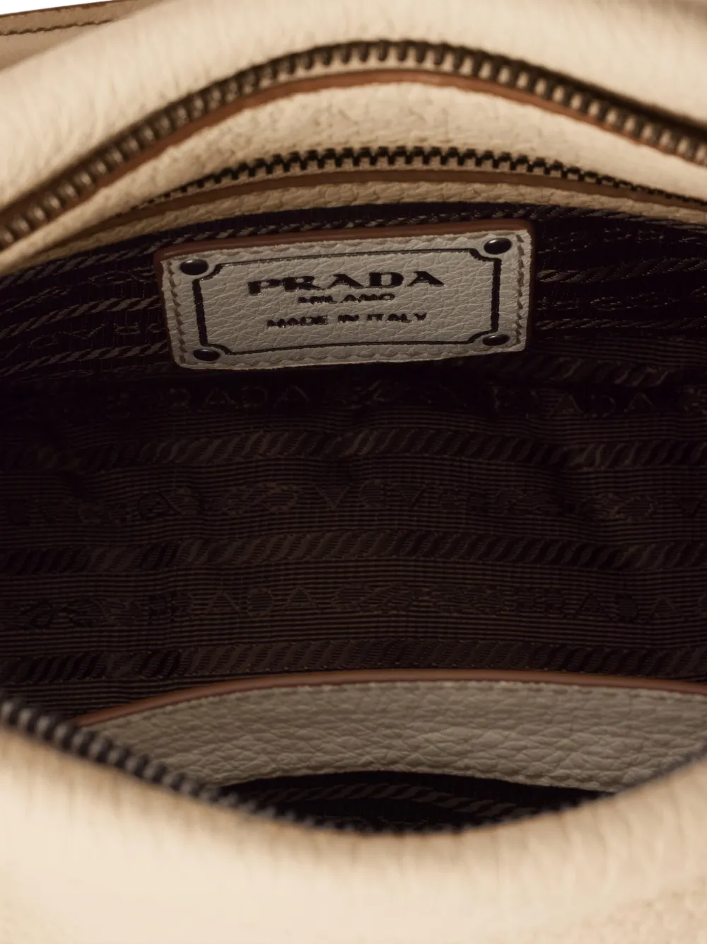 Prada Leren shopper Beige