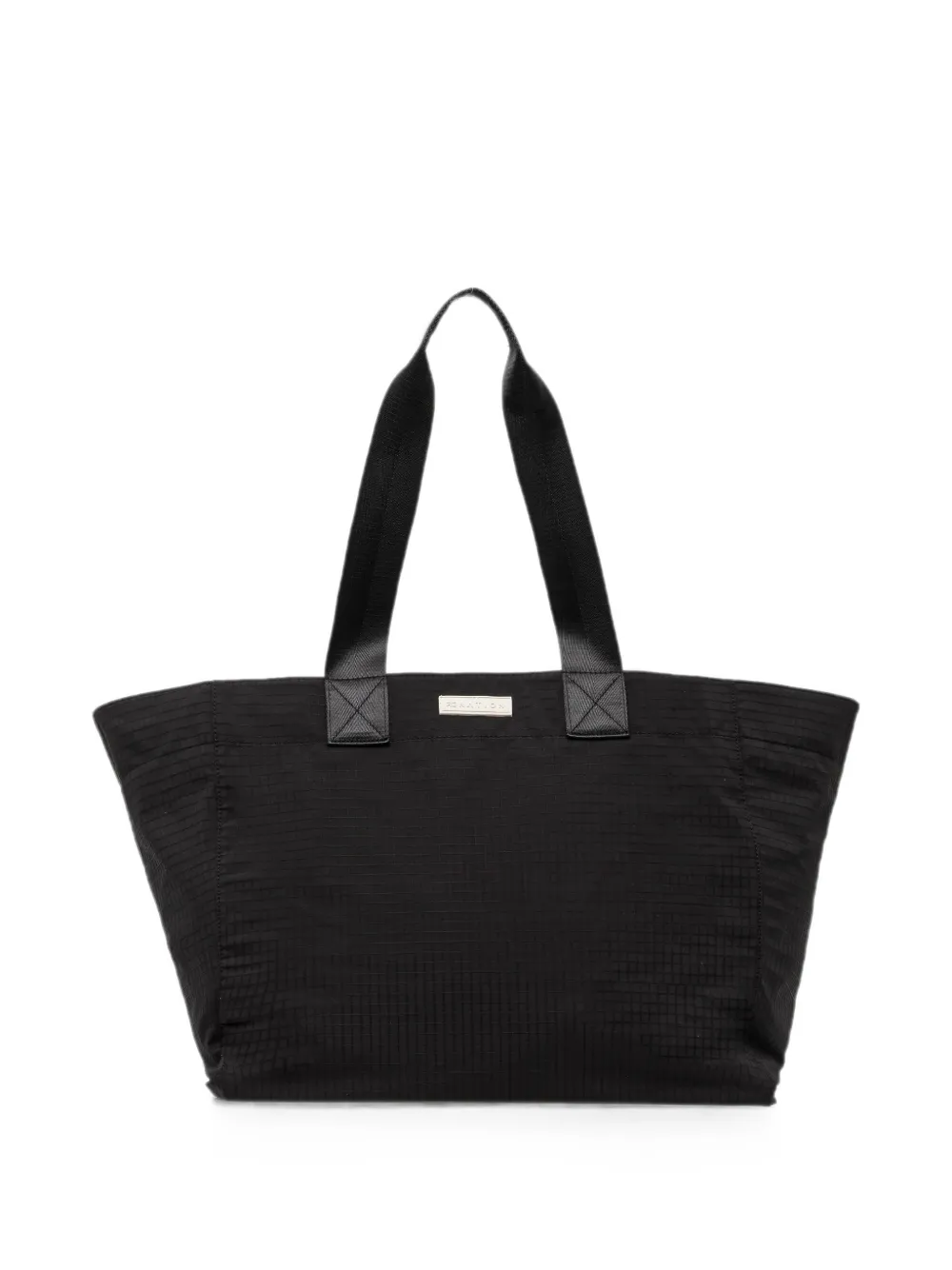 P.E Nation Residency shopper met logoplakkaat en rastertextuur Zwart