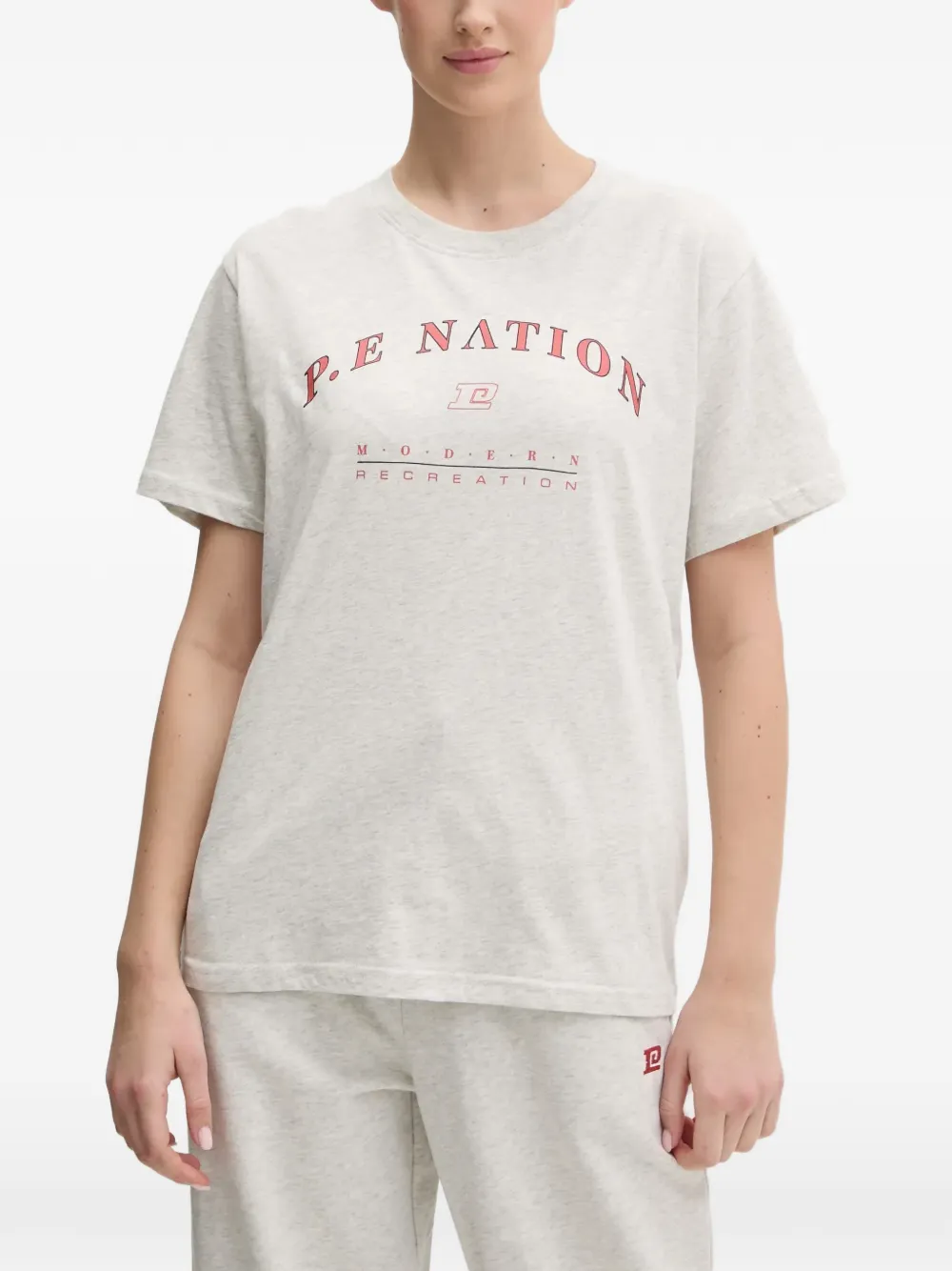 P.E Nation t-shirt à logo imprimé - Gris P.E Nation t-shirt à logo imprimé - Gris