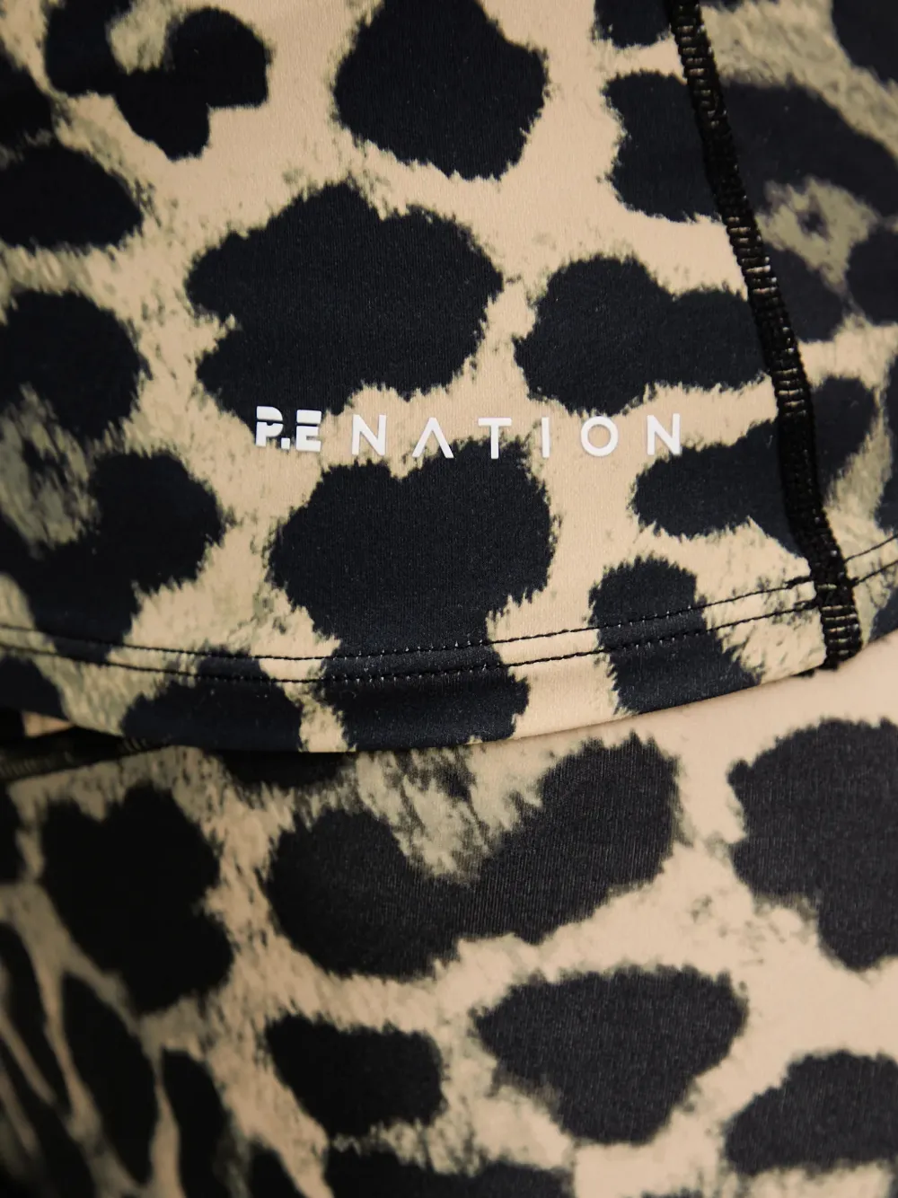 P.E Nation leopard print t-shirt Beige