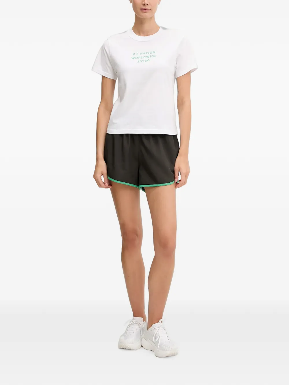 P.E Nation T-shirt met logoprint Wit
