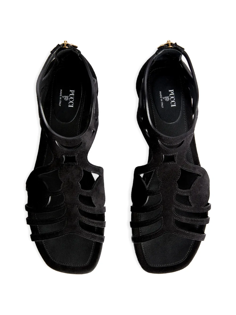 PUCCI Gladiator low-top sandalen Zwart