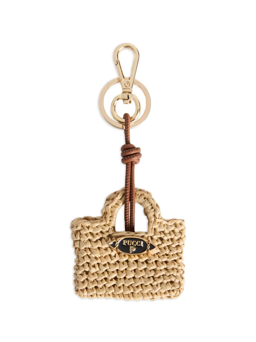PUCCI mini bag charm - Toni neutri