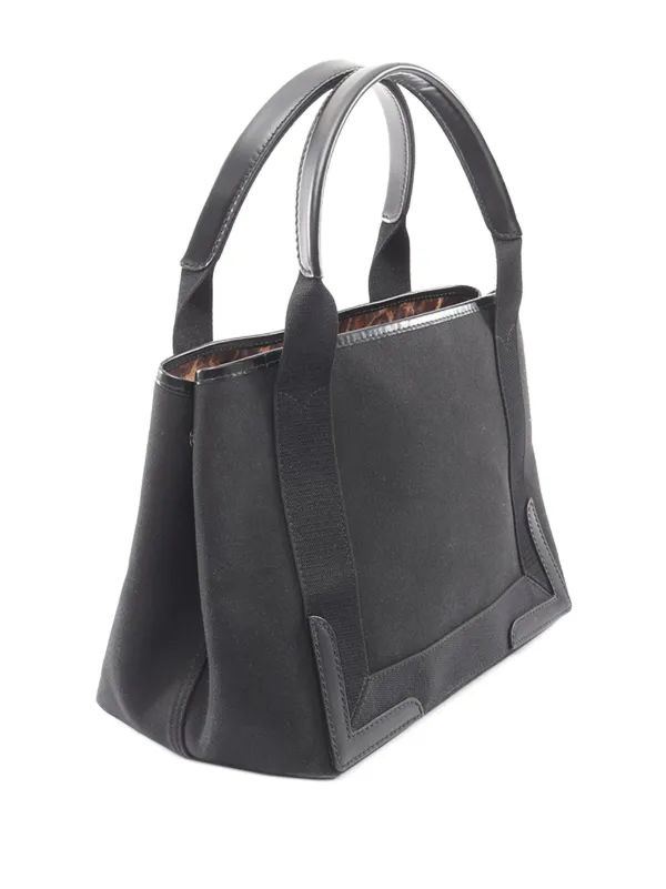 Balenciaga Pre-Owned 2010-2026 キャンバス ネイビーカバ S トート