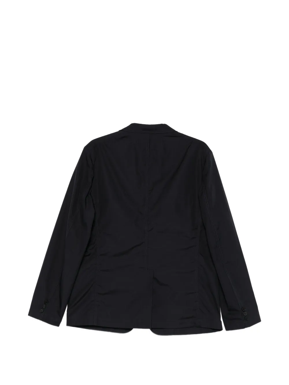 Comme des Garçons Homme Katoenen blazer met knoopzak Blauw