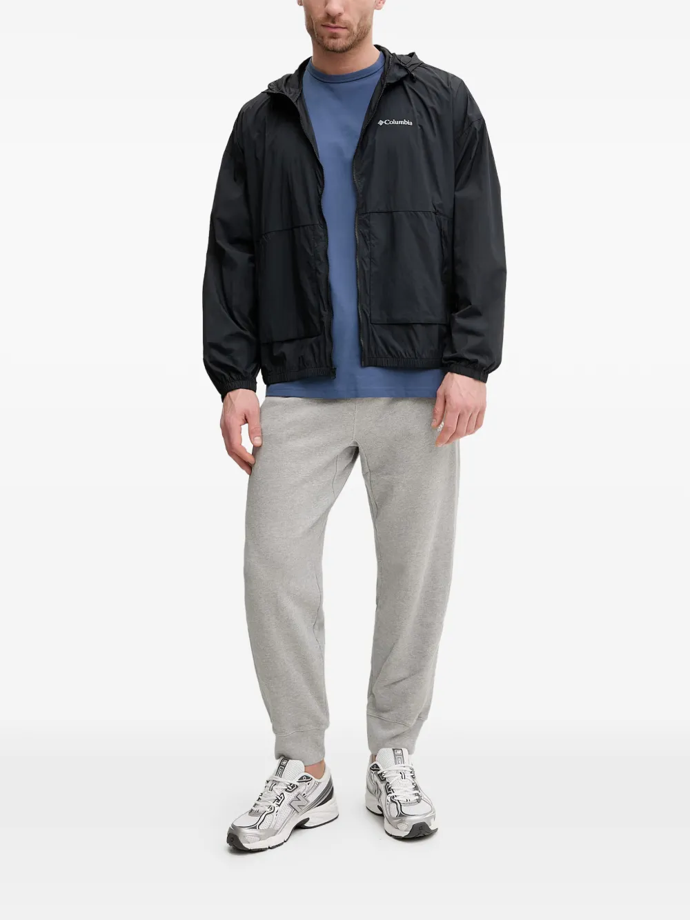 Columbia Street Heights jack met capuchon en logo-print Zwart