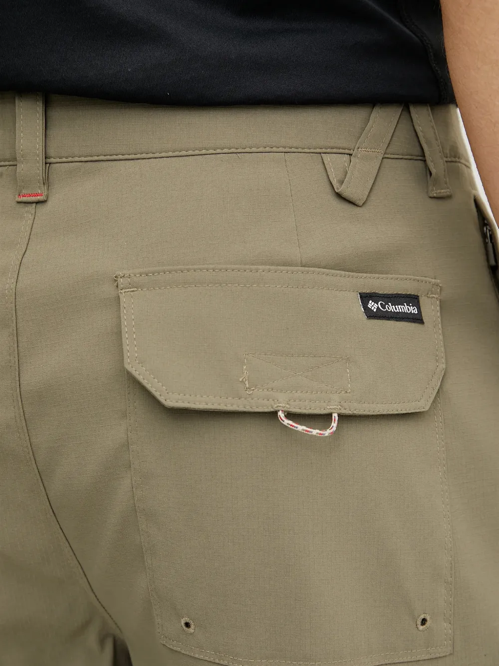 Columbia Tech Trail shorts met klepzak Groen