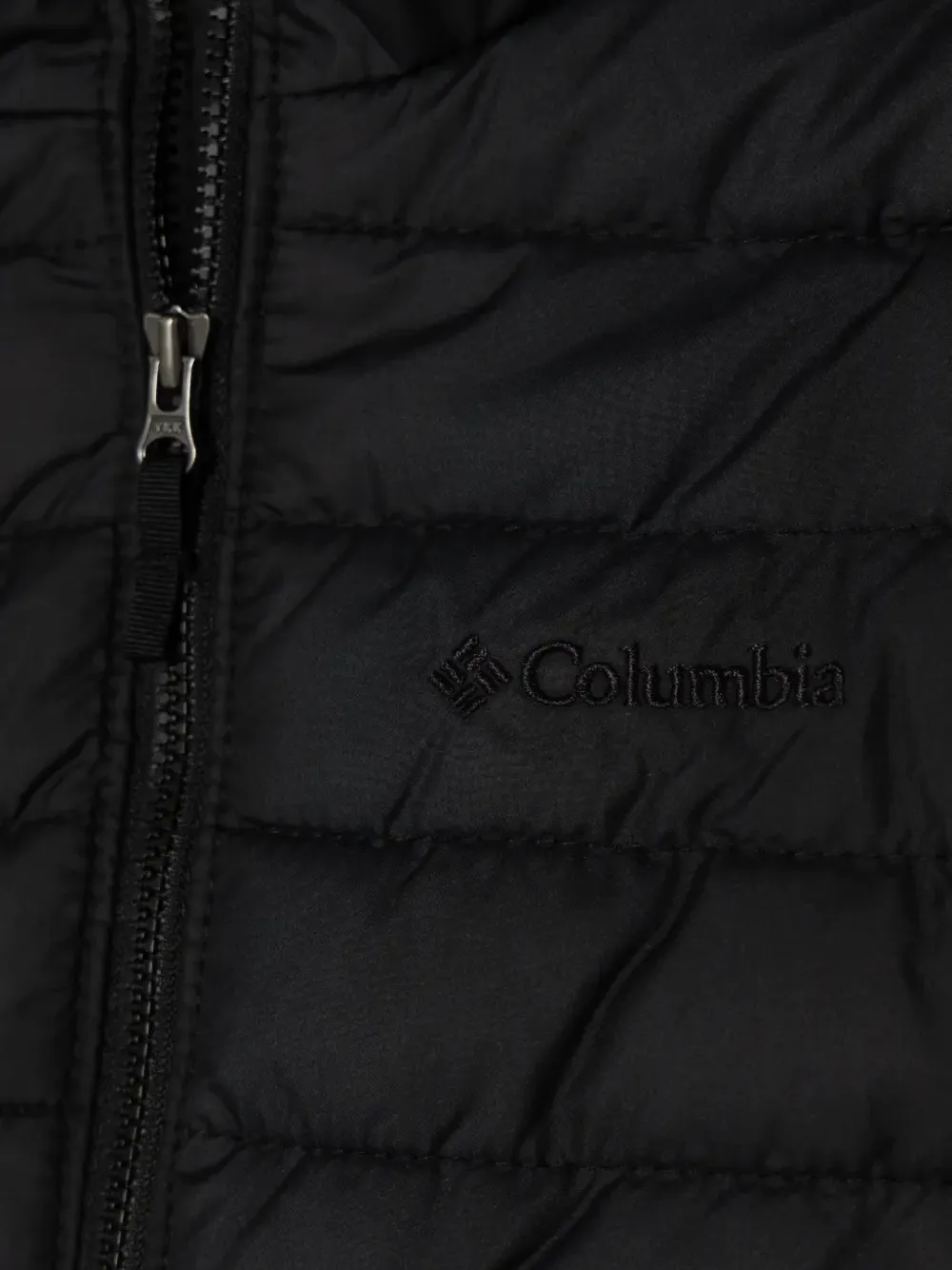 Columbia Powder Lite hooded padded jacket Zwart