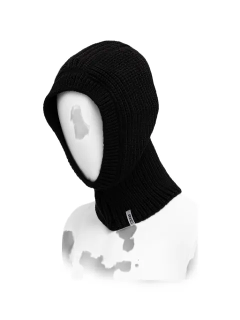 Colmar logo-detail ribbed balaclava
