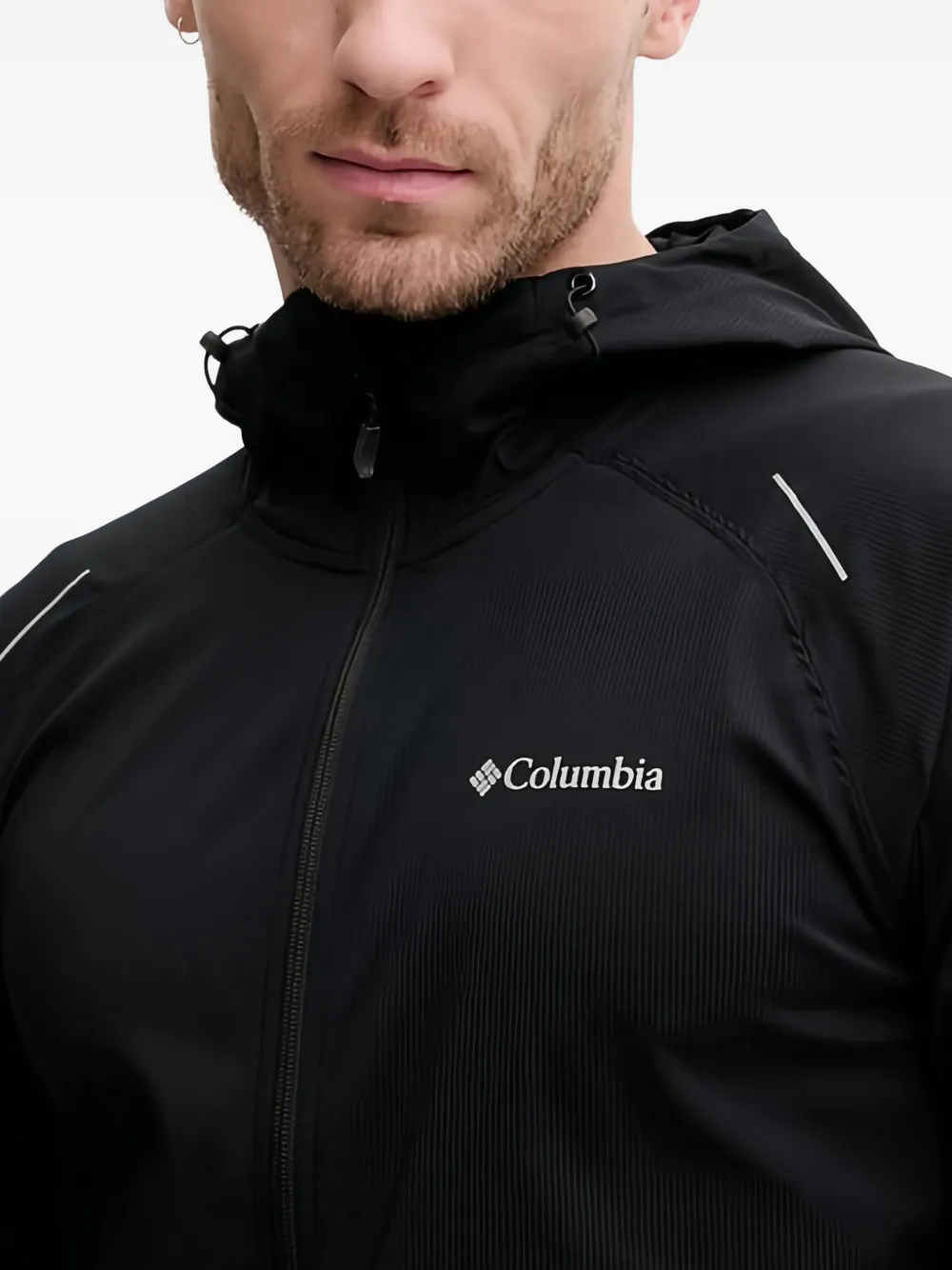 Columbia Jack met capuchon en rits Zwart