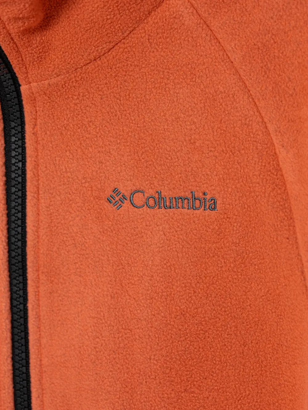 Columbia Hoodie met rits en logodetail Oranje